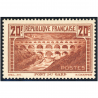 PONT DU GARD N°262A TYPE 1 SIGNÉ BRUN TIMBRE DE FRANCE ANNÉE 1930 COTE 350€