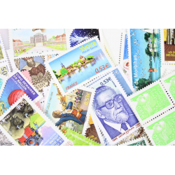 LOT DE 100 TIMBRES FRANCE NEUFS AFFRANCHISSEMENT 0.53 EUROS, SOUS FACIALE