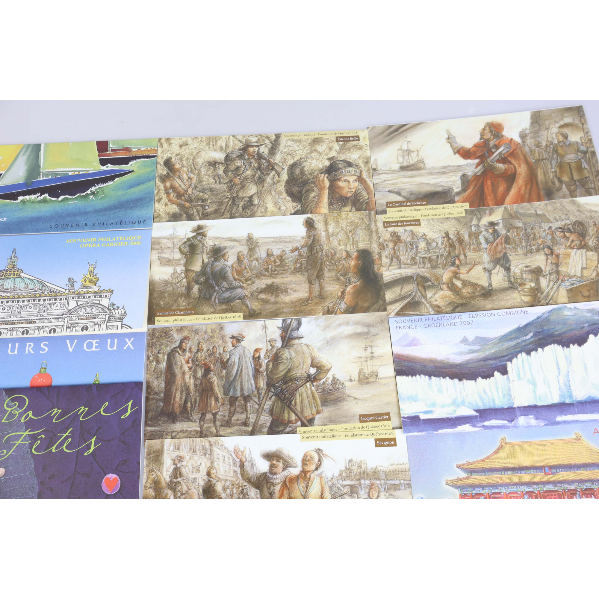 LOT DE BLOCS SOUVENIRS N°15 À 35 COMPLET ANNÉES 2006 À 2008 NEUFS** LUXE