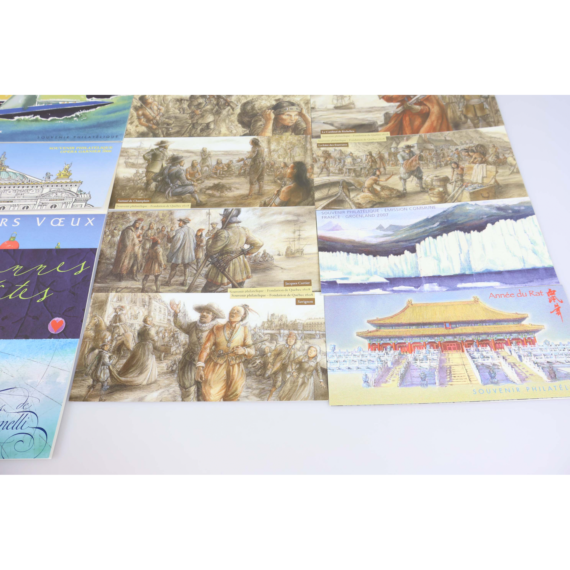 LOT DE BLOCS SOUVENIRS N°15 À 35 COMPLET ANNÉES 2006 À 2008 NEUFS** LUXE