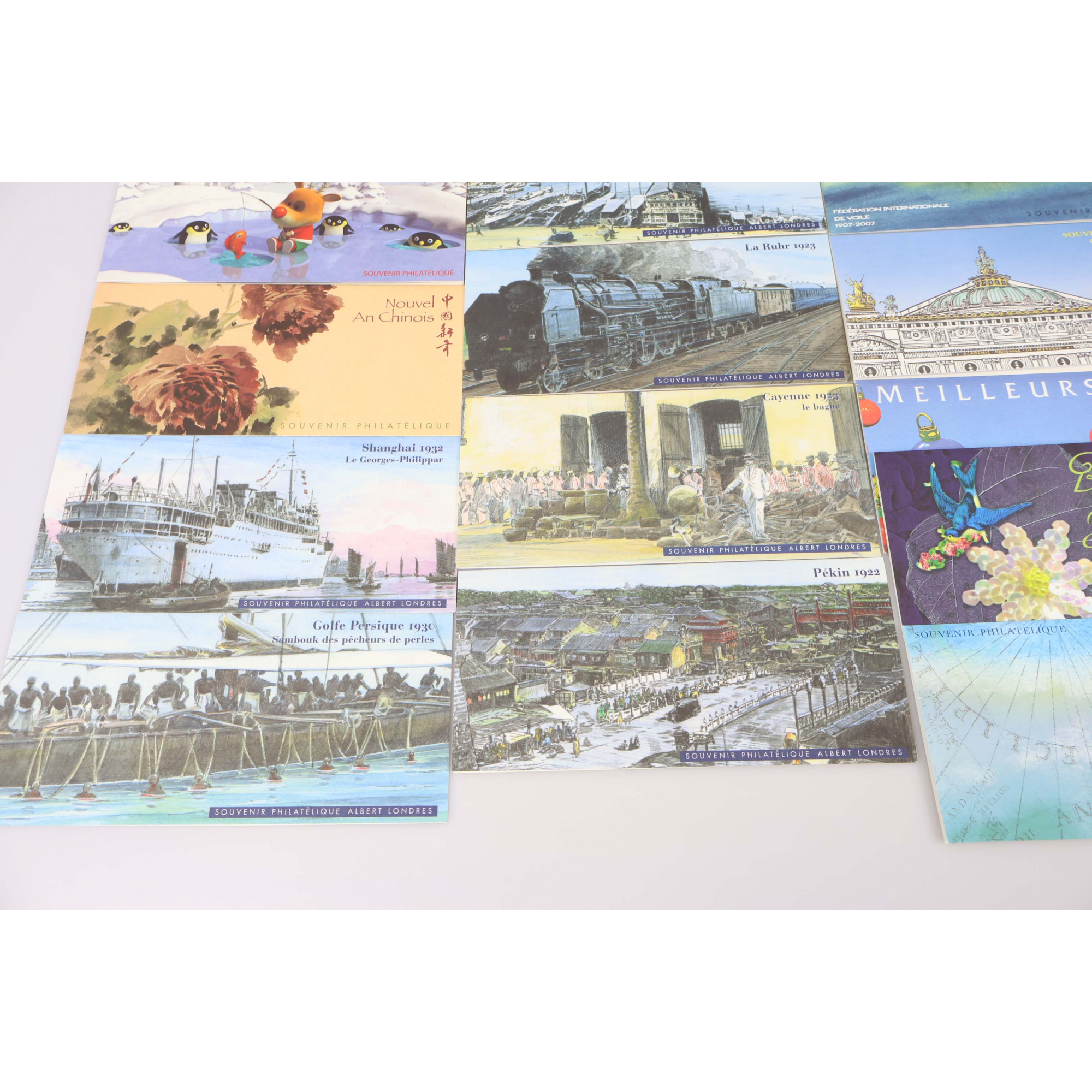 LOT DE BLOCS SOUVENIRS N°15 À 35 COMPLET ANNÉES 2006 À 2008 NEUFS** LUXE