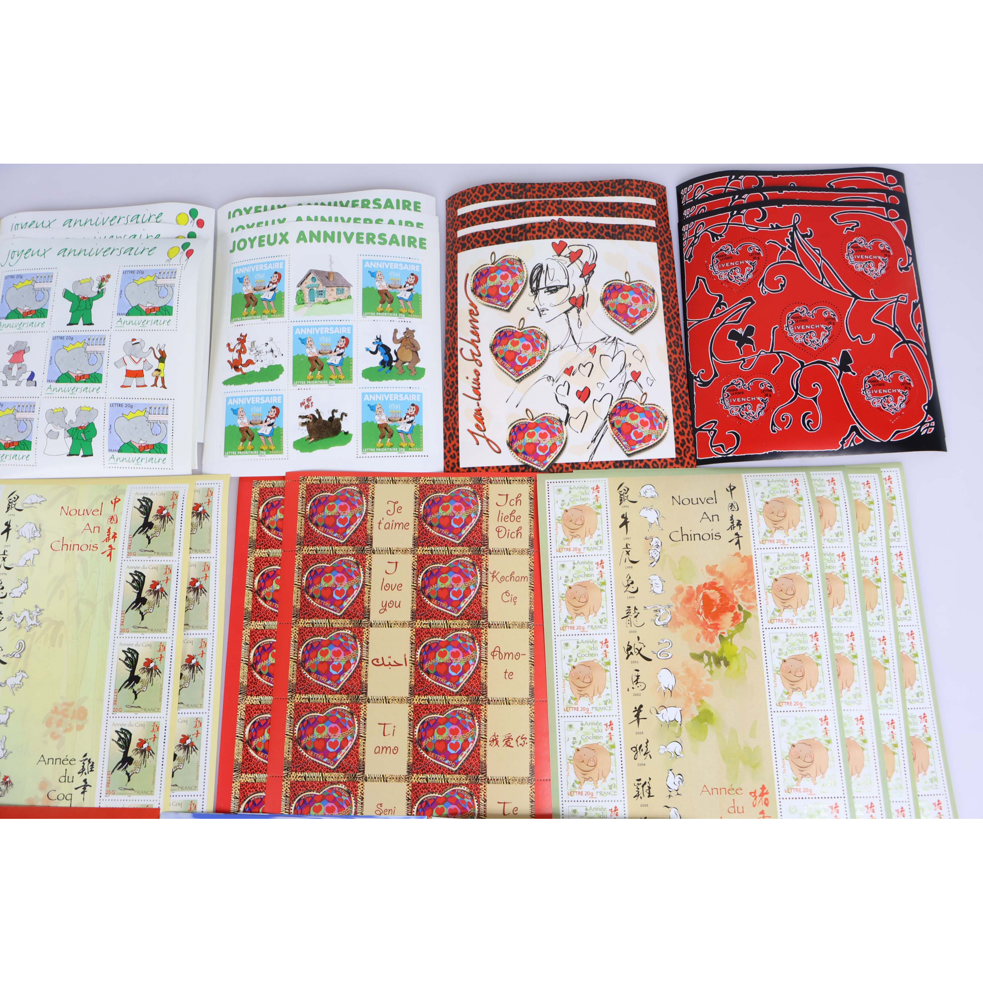 LOT DE 250 TIMBRES À VALIDITÉ PERMANENTE POUR AFFRANCHIR LETTRES FRANCE 20G