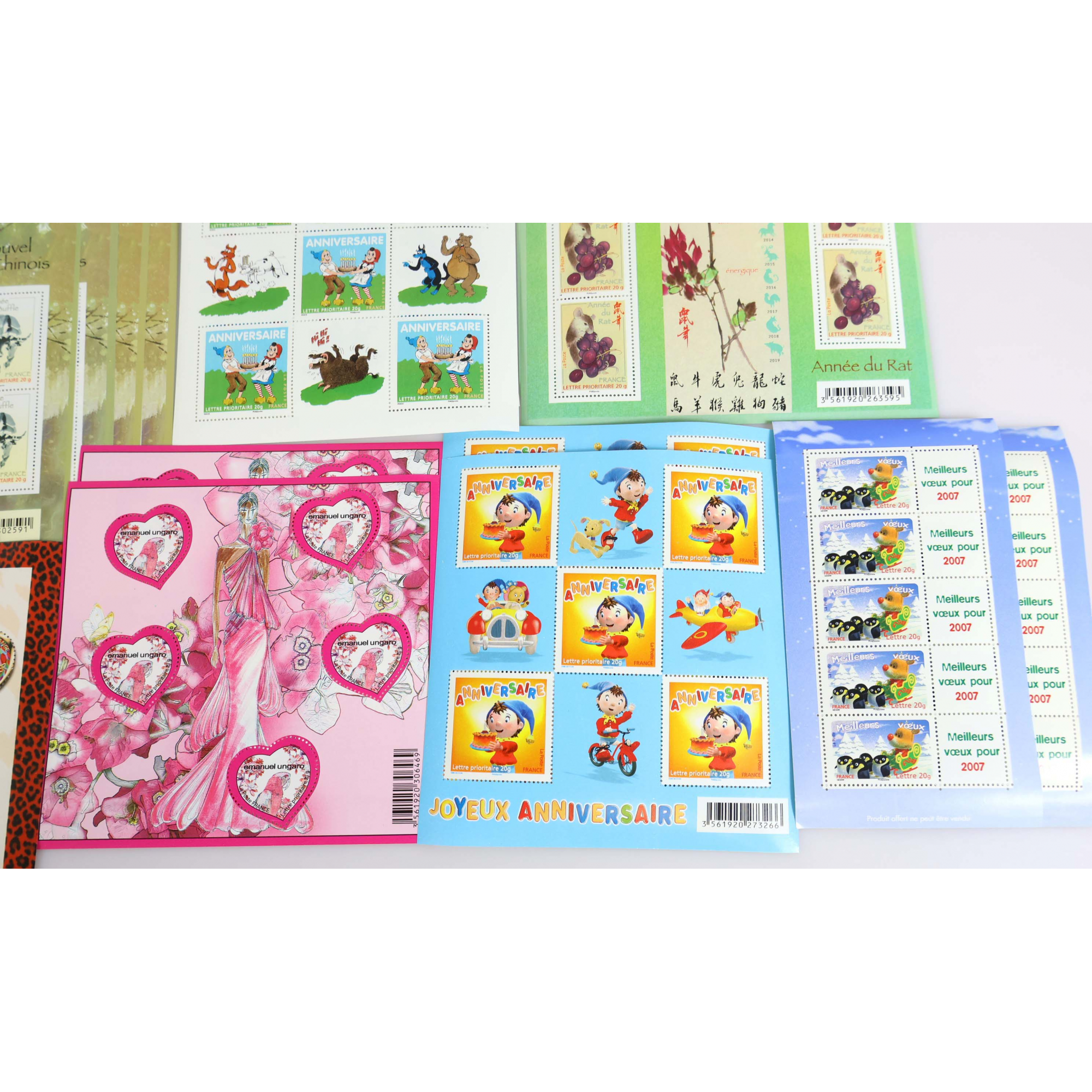 LOT DE TIMBRES À VALIDITÉ PERMANENTE POUR AFFRANCHIR 250 LETTRES FRANCE 20G