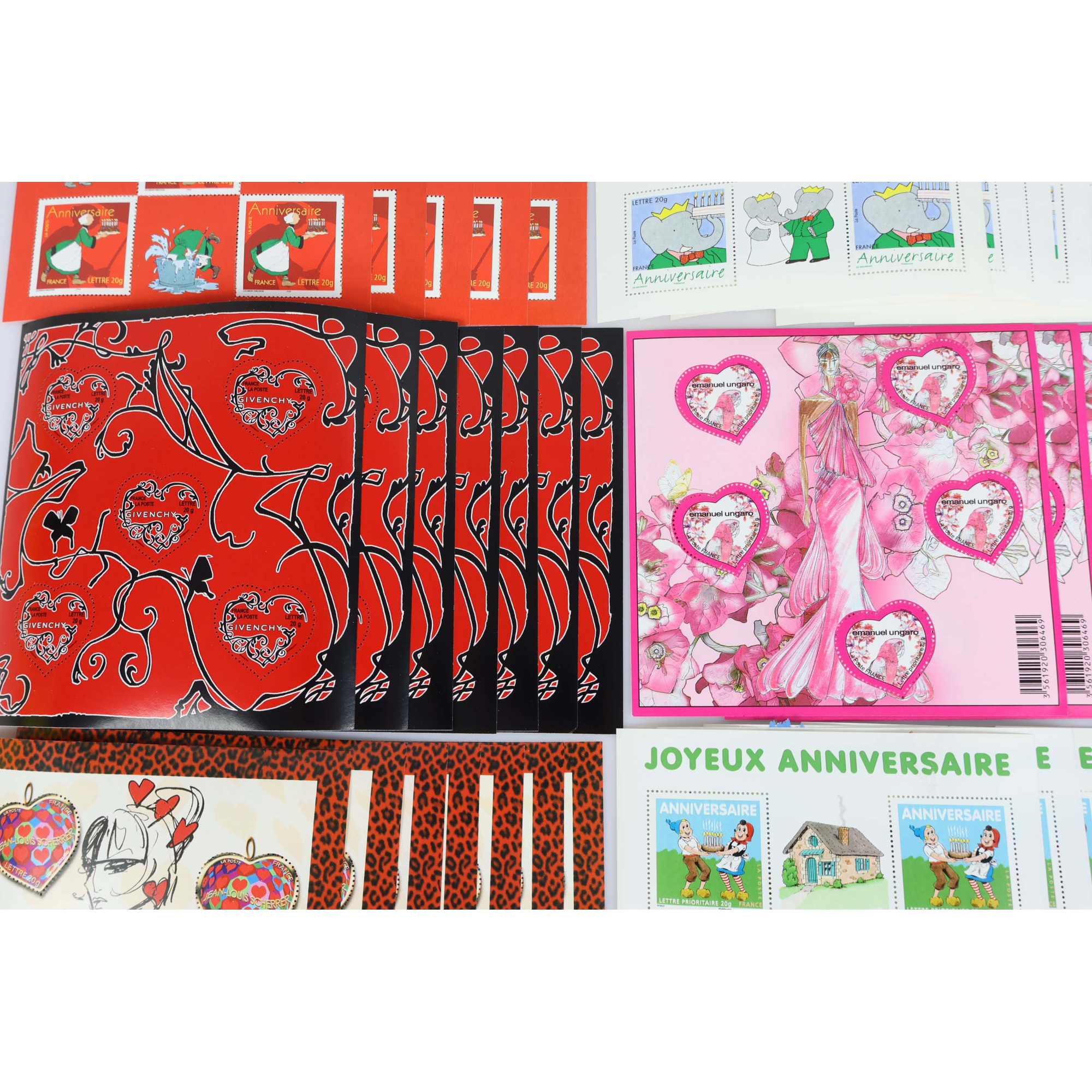 LOT 200 TIMBRES À VALIDITÉ PERMANENTE FRANCE POUR AFFRANCHIR LETTRES 20G