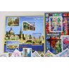 LOT DE TIMBRES ET BLOCS-FEUILLETS EN EUROS ANNÉE 2017 NEUFS** FACIALE 195.86€