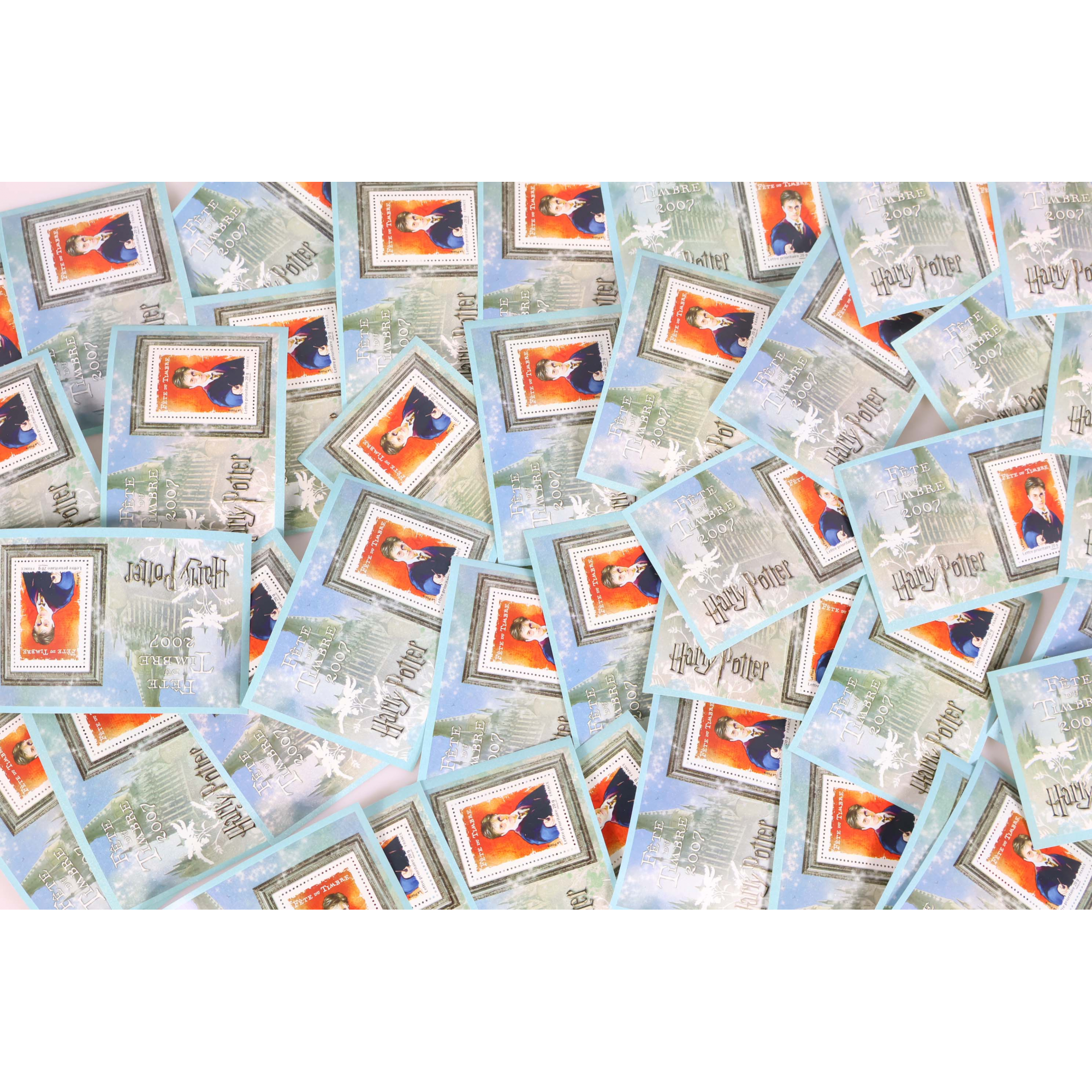 LOT DE 40 BLOCS N° 106 HARRY POTTER, TIMBRES A VALIDITÉ PERMANENTE LETTRES 20G