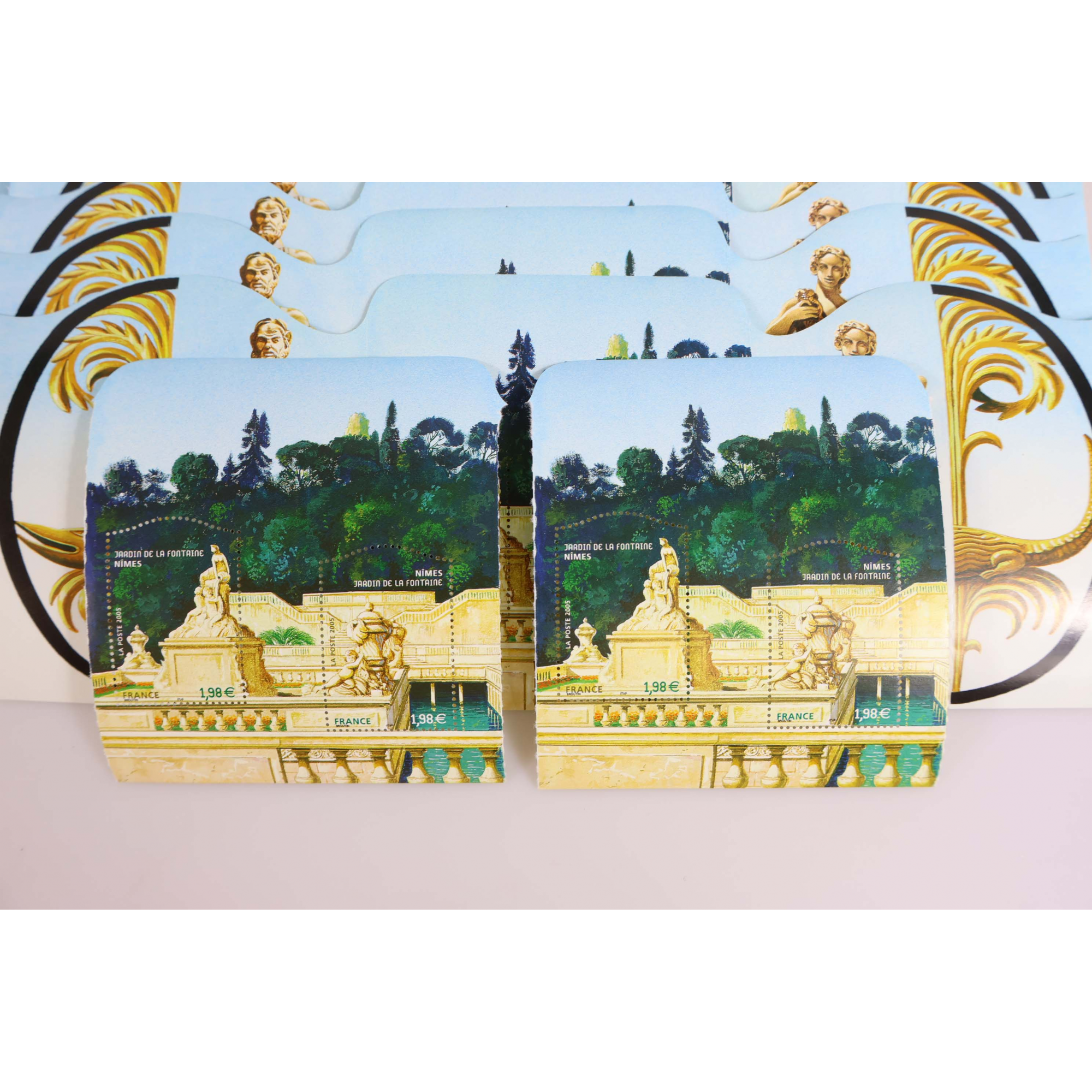 LOT 32 BLOCS AVEC DÉFAUTS POUR AFFRANCHIR, TIMBRES 1.98€ NEUFS** FACIALE 126.72€