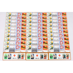 LOT 30 BLOCS N° F4621 CROIX ROUGE ANNÉE 2011 TIMBRES NEUFS** 0.60€ FACIALE 90€