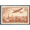 POSTE AÉRIENNE N°13 AVION SURVOLANT PARIS TIMBRE DE FRANCE NEUF** ANNÉE 1936