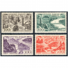 POSTE AÉRIENNE N°24 À 27 VUES GRANDES VILLES TIMBRES DE FRANCE NEUFS ANNÉE 1949