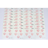 LOT 30 BLOCS N° F648A PATCH D'AMOUR TIMBRES NEUFS AUTOADHÉSIFS 0.60€ FACIALE 90€