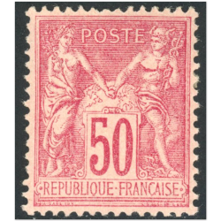 TIMBRE CLASSIQUE N°98 TYPE SAGE TIMBRE NEUF SIGNÉ JF BRUN RARE ANNÉE 1890