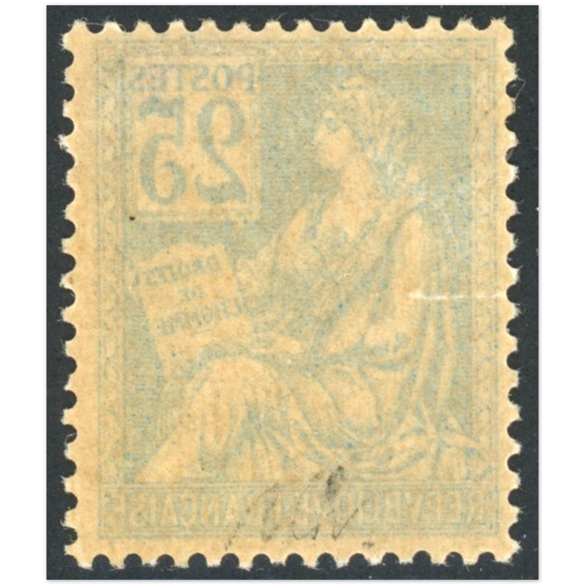 TIMBRE MOUCHON N°118 TIMBRE NEUF SIGNÉ JF BRUN RARE ANNÉE 1900 COTE 670€