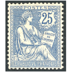 TIMBRE MOUCHON N°127 TIMBRE NEUF DE FRANCE SIGNÉ JF BRUN ANNÉE 1902 COTE 535€