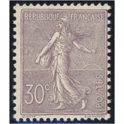 SEMEUSE LIGNÉE N°133 TIMBRE NEUF** DE FRANCE SIGNÉ JF BRUN ANNÉE 1903 COTE 580€