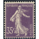 SEMEUSE FOND PLEIN N°136 TIMBRE NEUF** DE FRANCE SIGNÉ JF BRUN ANNÉE 1906