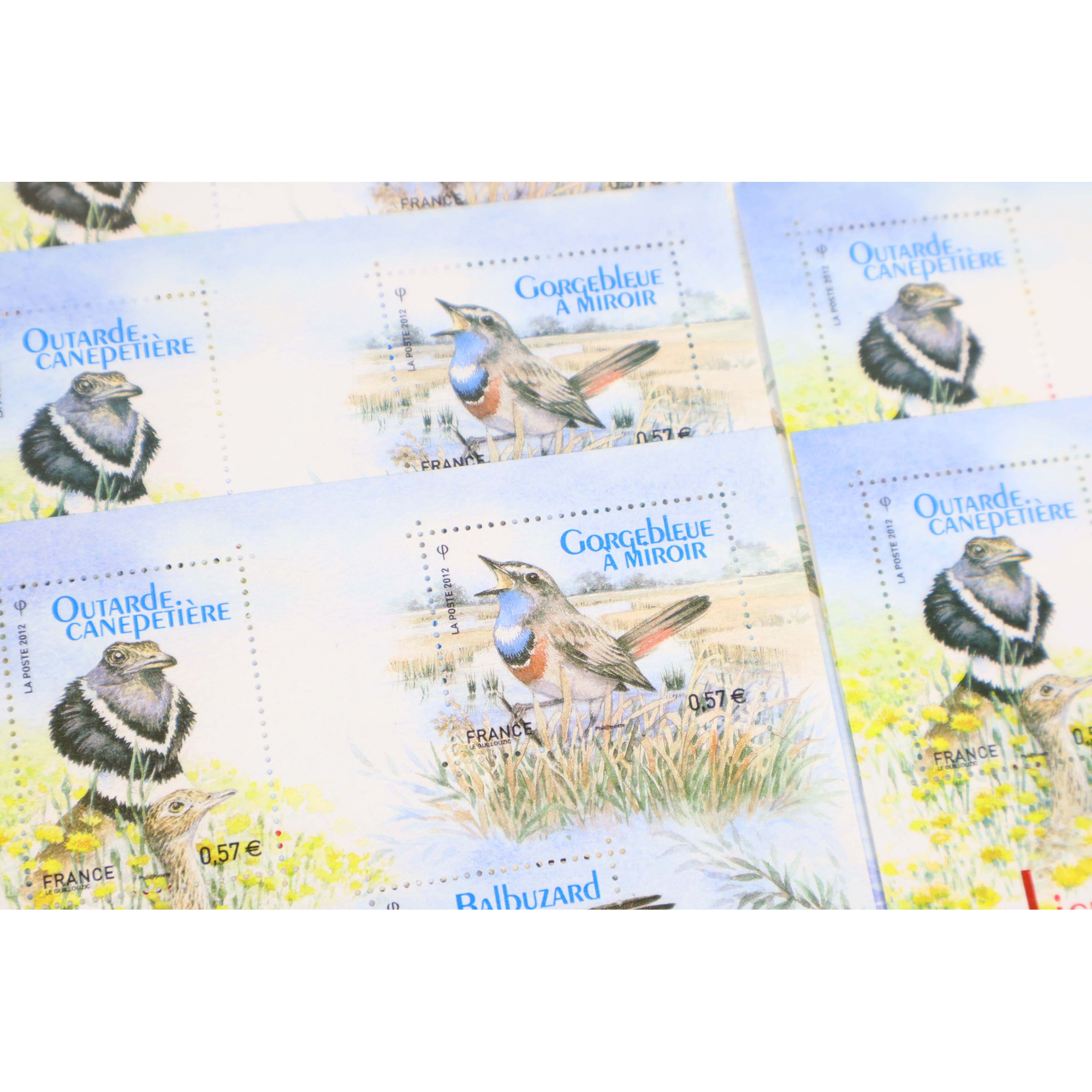 LOT 40 BLOCS N° F4656 PROTECTION DES OISEAUX TIMBRES NEUFS** 0.57€ FACIALE 91.2€