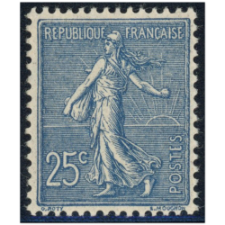 SEMEUSE LIGNÉE N°132 TIMBRE NEUF** DE FRANCE SIGNÉ JF BRUN ANNÉE 1903 COTE 230€