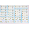 LOT 30 BLOCS N° F4538 CAPITALES - BUDAPEST, TIMBRES NEUFS** 0.58€ FACIALE 69.6€