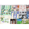 LOT DE BLOCS FEUILLETS TIMBRES EUROS AVEC DÉFAUTS POUR AFFRANCHIR FACIALE 294€