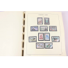 COLLECTION DE FRANCE AVEC TIMBRES ANNÉES 1960 À 1969 + FEUILLES JUSQU'EN 1984