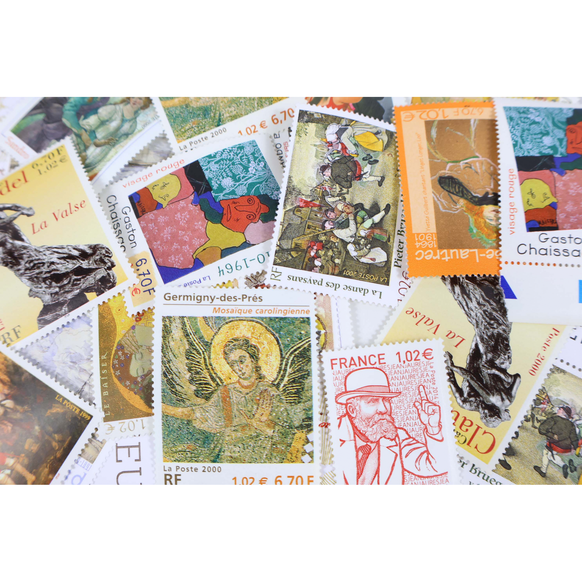 LOT DE HAUTES VALEURS DE FRANCE EN EUROS ENTRE 1.02€ ET 4.8€ FACIALE TOTALE 412€
