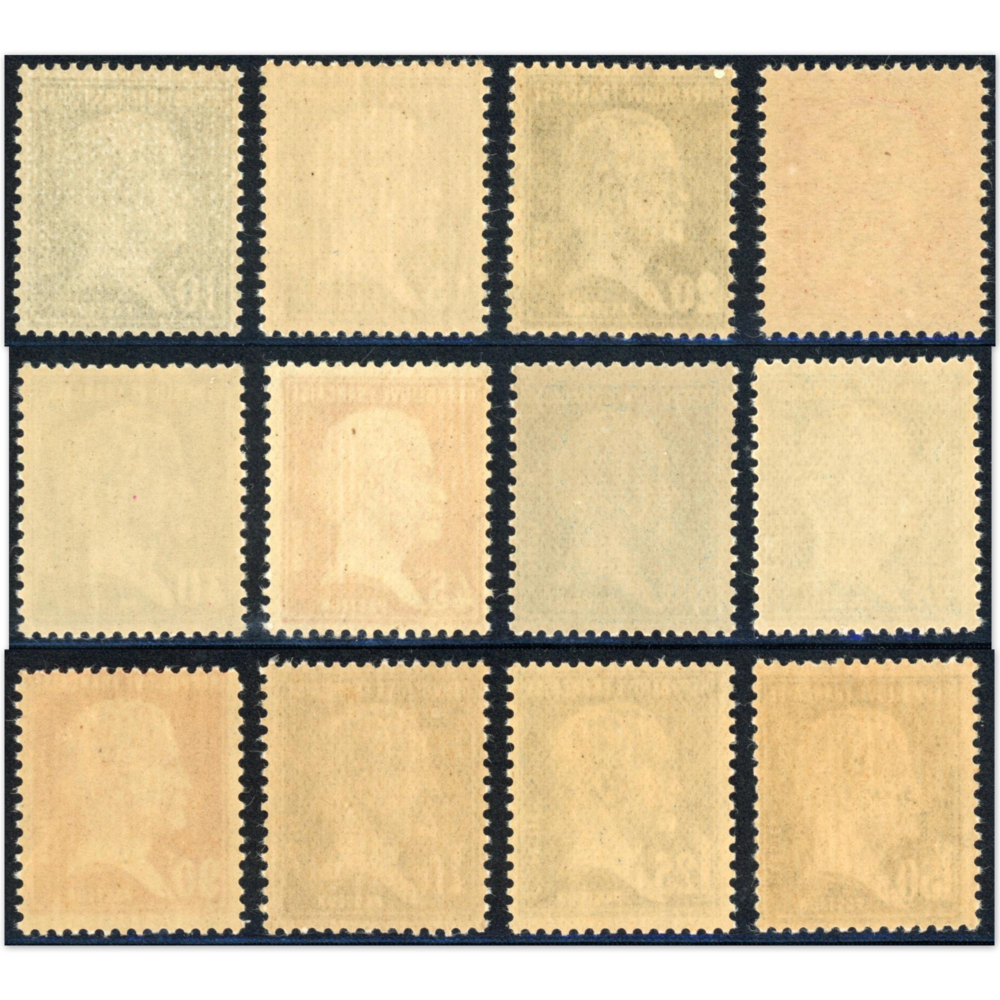 PASTEUR N°170 À 181 SÉRIE COMPLÈTE TIMBRES NEUFS** DE FRANCE ANNÉE 1923-26