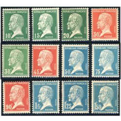 PASTEUR N°170 À 181 SÉRIE COMPLÈTE TIMBRES NEUFS** DE FRANCE ANNÉE 1923-26