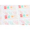 LOT DE 10 FEUILLETS F4687 "LA LETTRE EN LIGNE" (2012) ANNIVERSAIRE GAMME COURRIER RAPIDE