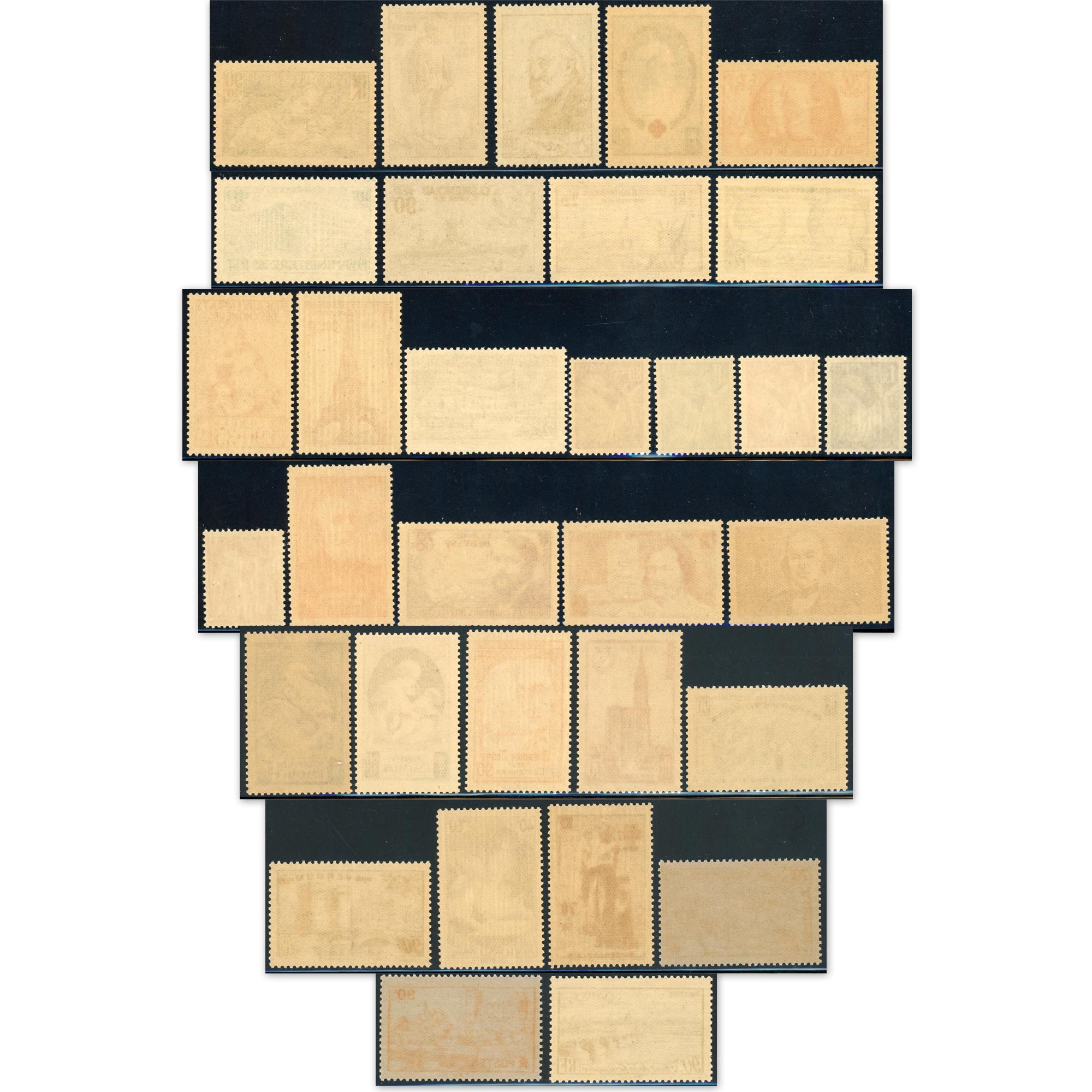 ANNÉE COMPLÈTE 1939 TIMBRES DE FRANCE NEUFS**, COTE 345€ SUPERBE QUALITÉ