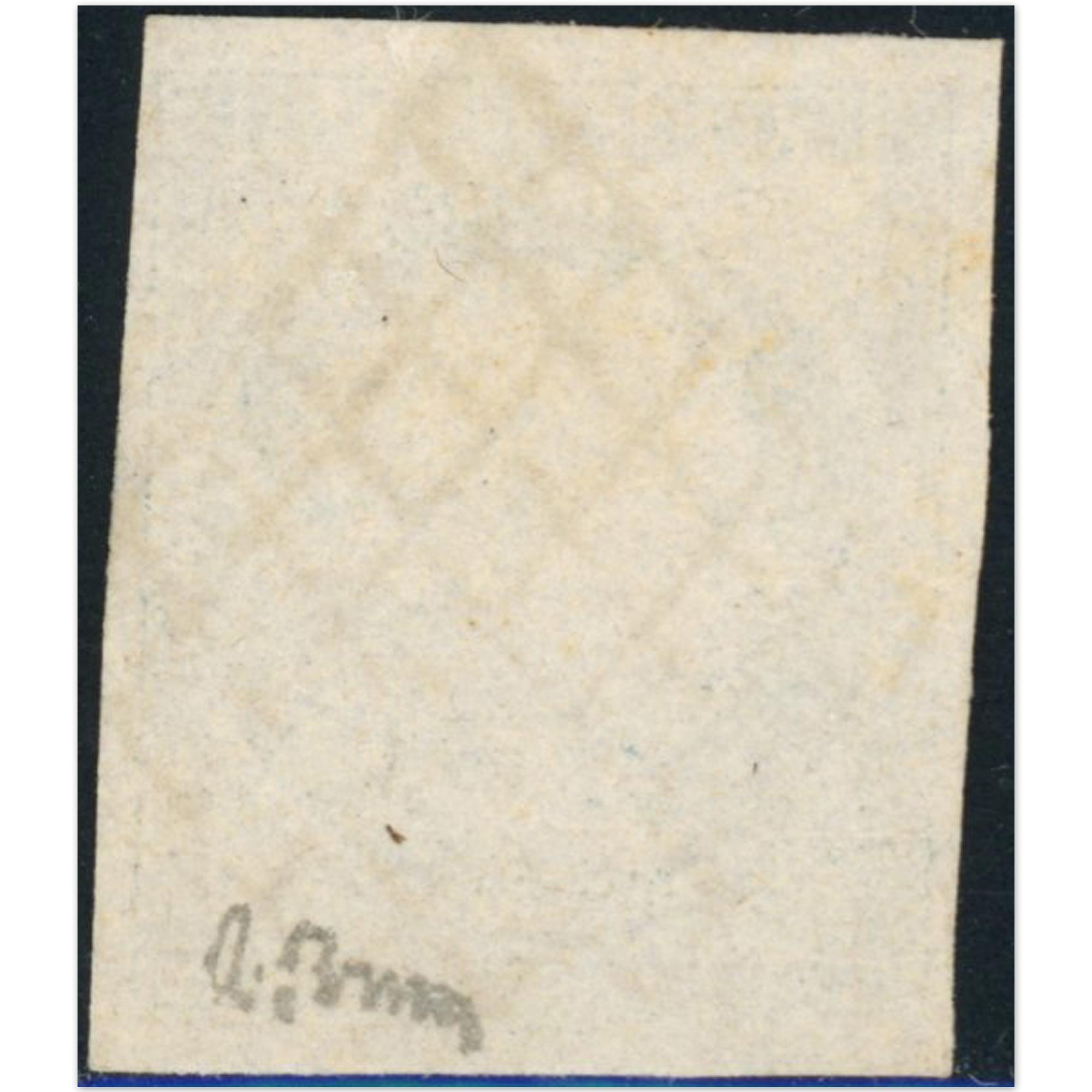 TIMBRE CLASSIQUE CÉRÈS N°4 OBLITÉRATION GRILLE SIGNÉ BRUN COTE 65€ ANNÉE 1850