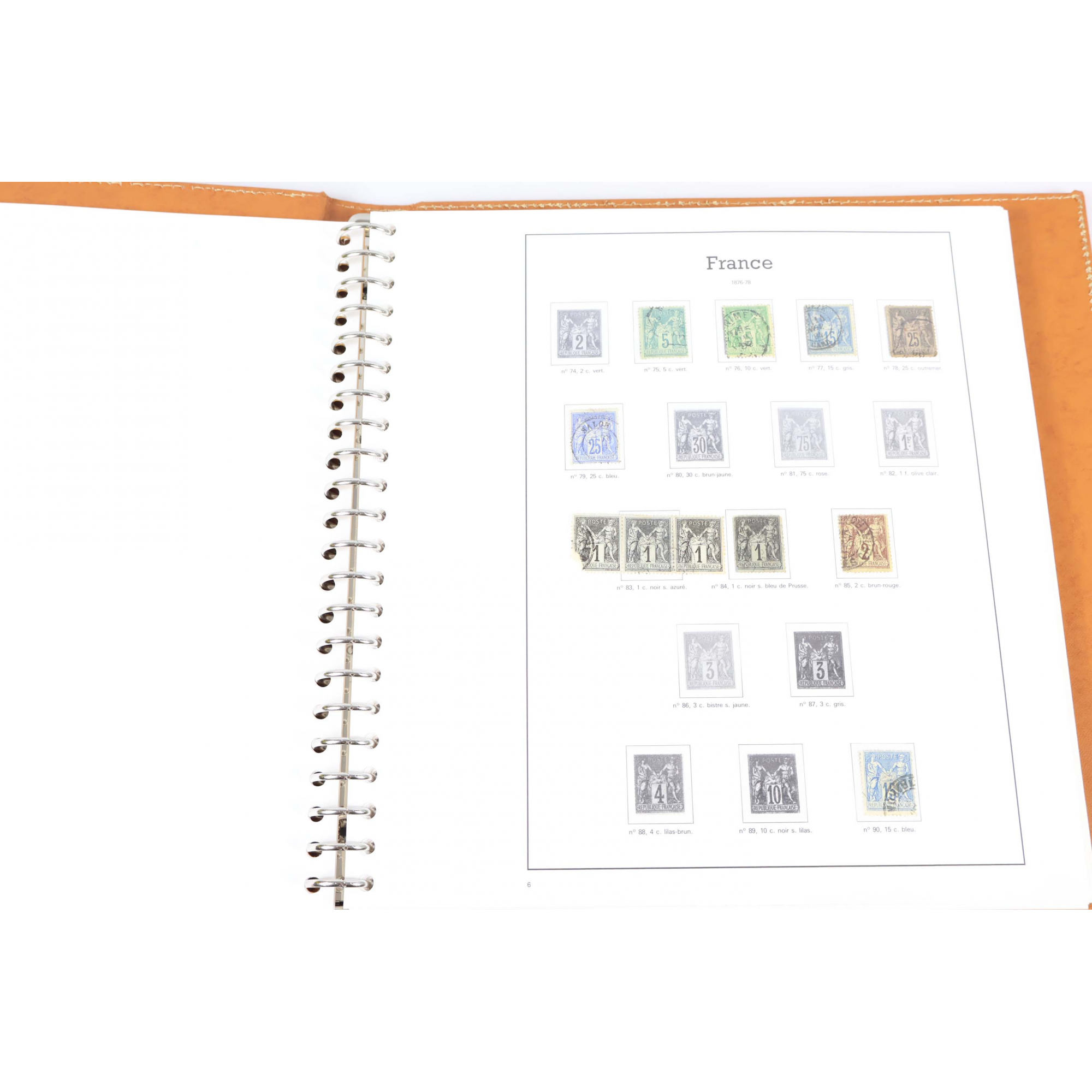 CLASSEUR HAUT DE GAMME YT POUR LA FRANCE DE 1849 À 1944 AVEC QQUES TIMBRES