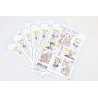 LOT 30 BLOCS N° F4447 BOURSE AUX TIMBRES, TIMBRES NEUFS** 0.56€ x 5 FACIALE 84€