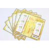 LOT 30 BLOCS N° F4433 ANNÉE DU TIGRE 2009, TIMBRES NEUFS** 0.56€ x 5 FACIALE 84€