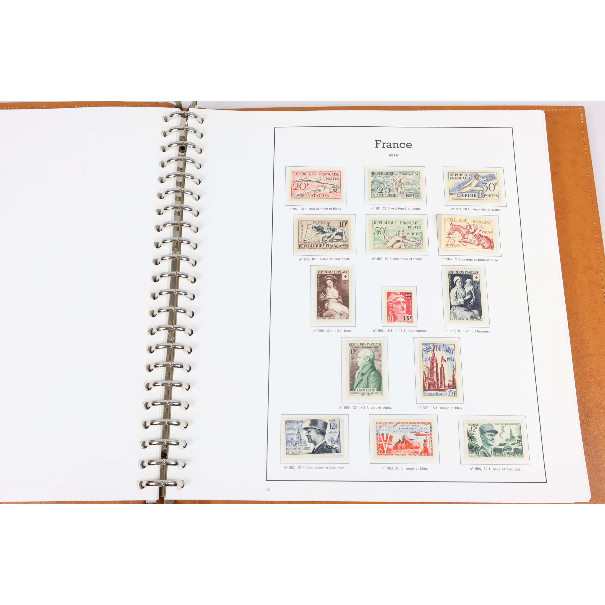 COLLECTION DE FRANCE DE 1945 A 1961 TIMBRES NEUFS BELLE COTE CLASSEUR YT