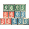 SÉRIE PASTEUR N°170 À 181 TIMBRES DE FRANCE NEUFS** ANNÉE 1923-26 COTE 200€