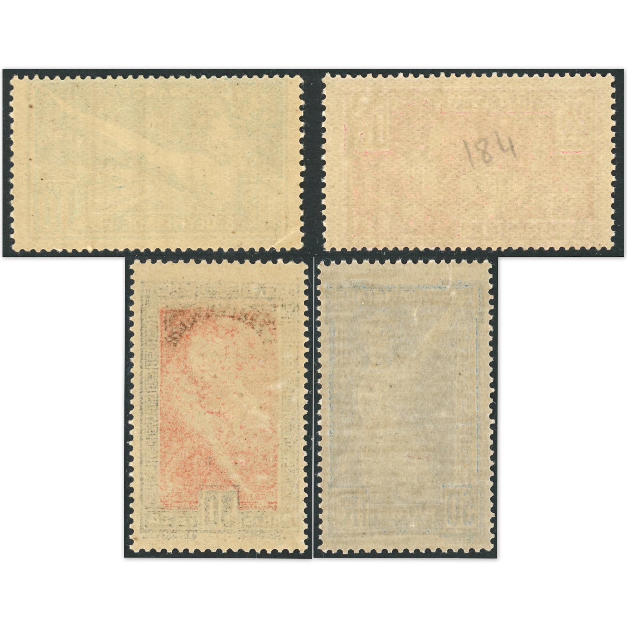 JO PARIS ANNÉE 1924 SÉRIE COMPLÈTE N°183 À 186 TIMBRES NEUFS COTE 175€