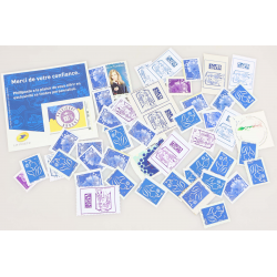 LOT DE 50 TIMBRES VP LETTRES MONDE / EUROPE 20G - VALIDITÉS PERMANENTES