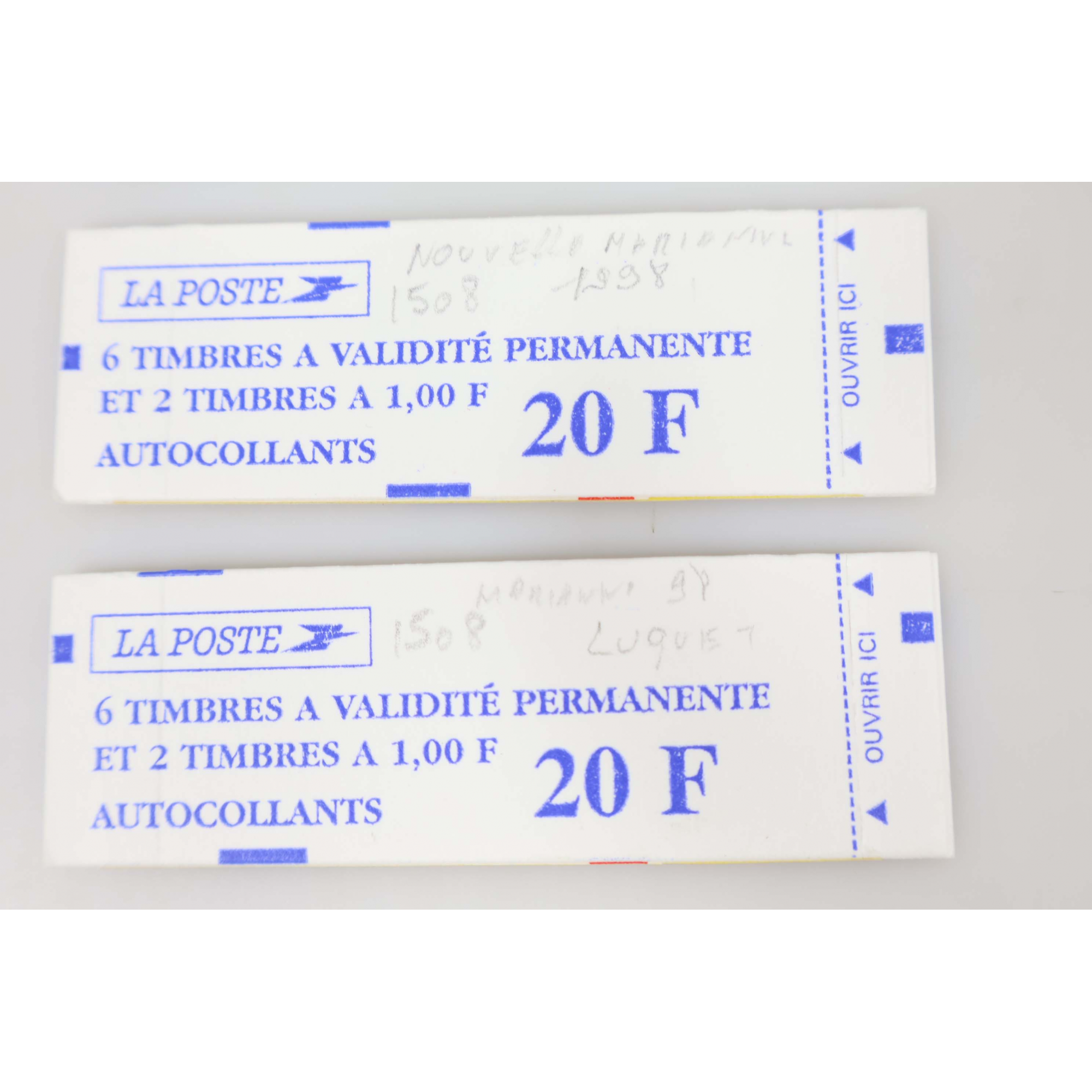 14 CARNETS FERMÉS DE FRANCE NEUFS AVEC 84 VALIDITÉS PERMANENTES, FAC + DE 124€