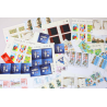 LOT DE TIMBRES-POSTE EN EUROS NEUFS** EN QUANTITÉ ANNÉES 2016-17 FACIALE 493€