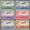 POSTE AÉRIENNE N°8 A 13 SÉRIE COMPLÈTE TIMBRES DE FRANCE NEUF** ANNÉE 1936