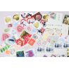 IMPORTANT LOT DE TIMBRES D'AUTOADHÉSIFS EN EUROS FACIALE 126€ BELLE COTE