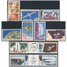 LOT TAAF POSTE AÉRIENNE N°1-4-5-6-9-11A-12-13-16A TIMBRES NEUFS ANNÉES 1948/66