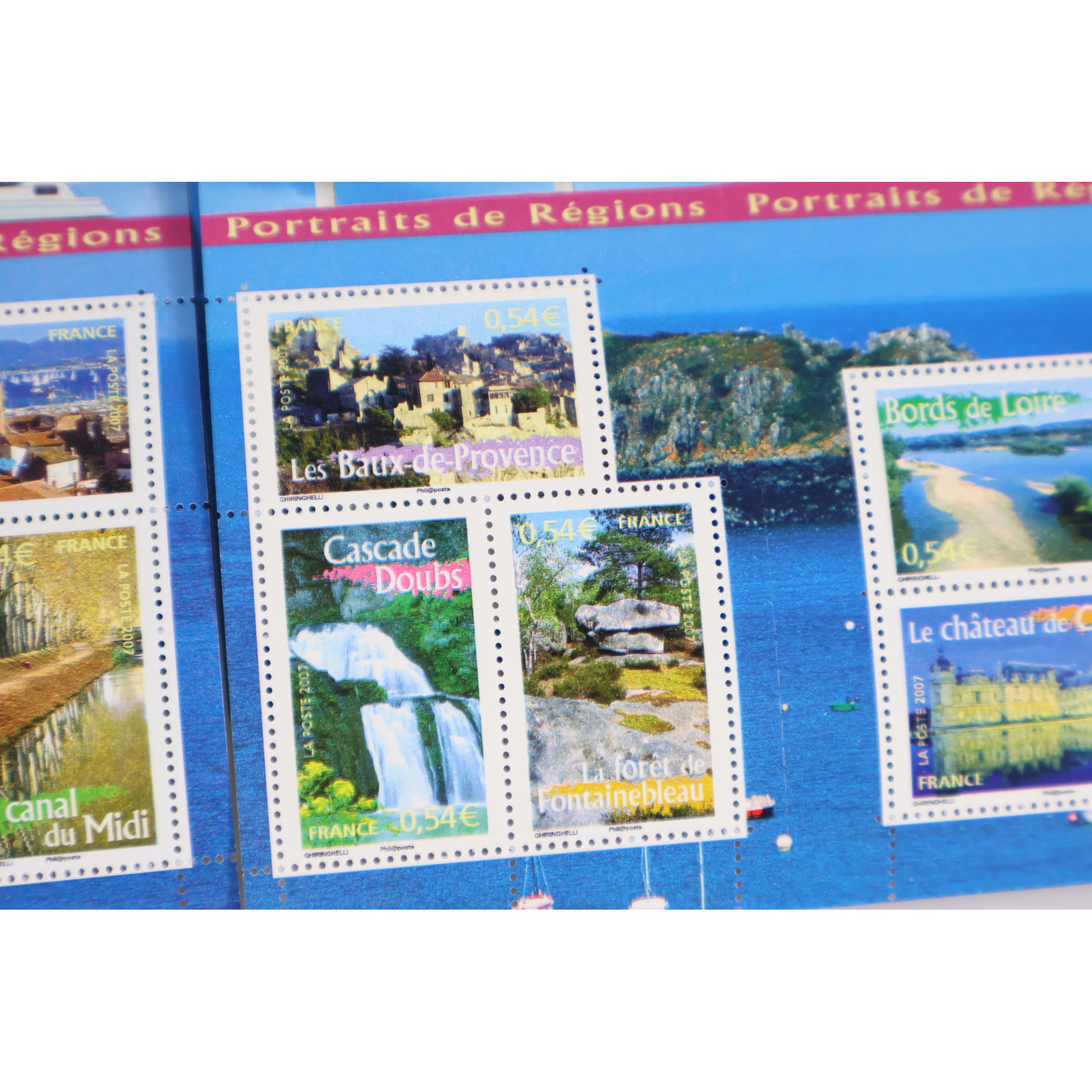 LOT 20 BLOCS N° 105 PORTRAITS DE RÉGIONS N°9, TIMBRES NEUFS** 0.54€ FACIALE 108€