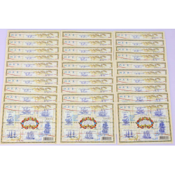 LOT 30 BLOCS N° 124 BATEAUX CÉLÈBRES, TIMBRES NEUFS** 0.55€ x 6, FACIALE 99€