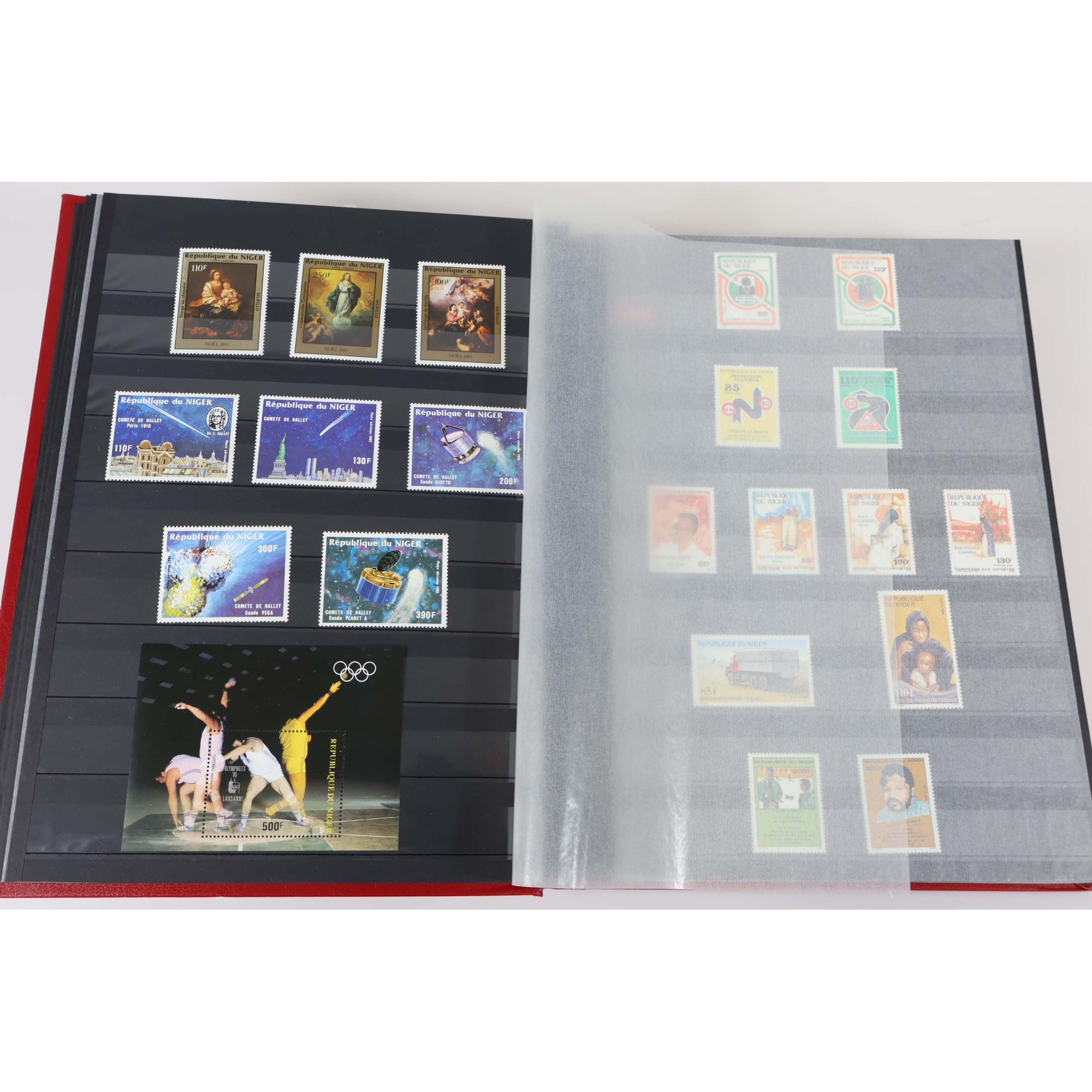 COLLECTION SUIVIE DE LA RÉPUBLIQUE DU NIGER DE 1983 À 1998 TIMBRES NEUFS**