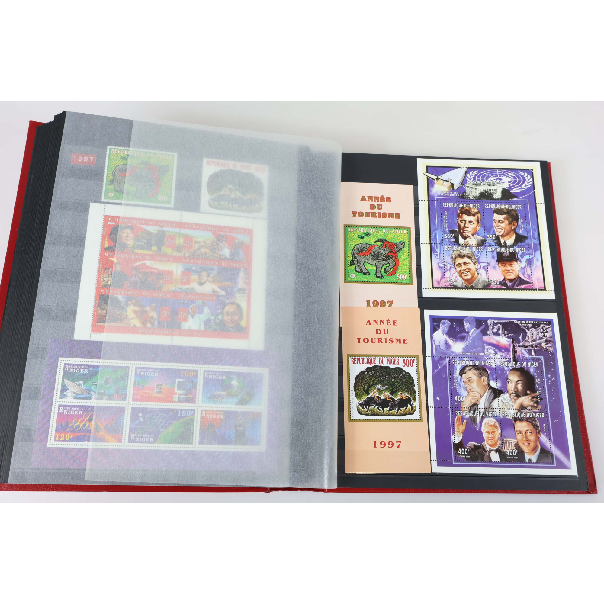 COLLECTION SUIVIE DE LA RÉPUBLIQUE DU NIGER DE 1983 À 1998 TIMBRES NEUFS**