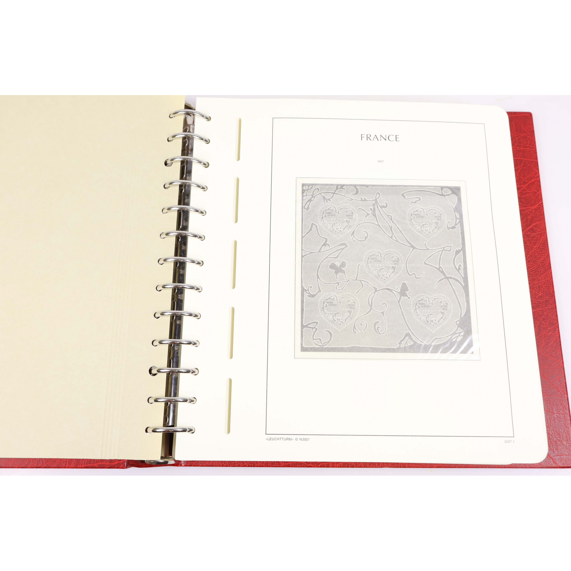 CLASSEUR HAUT DE GAMME LEUCHTTURM POUR COLLECTION DE FRANCE DE 2007 À 2010