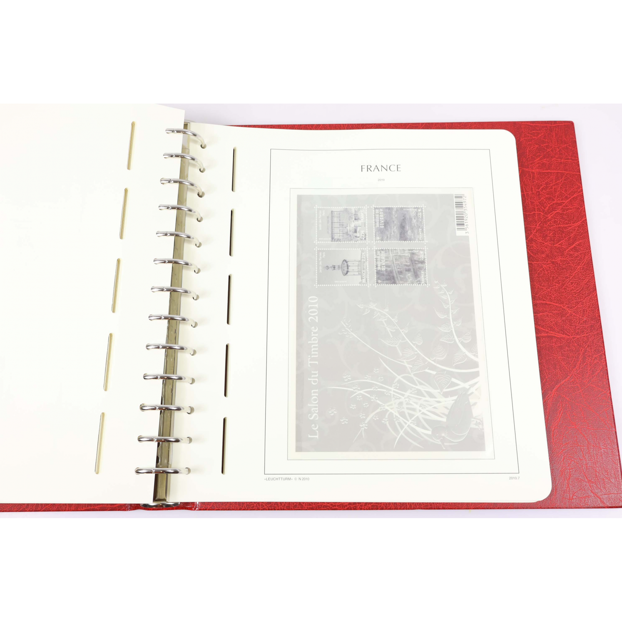 CLASSEUR HAUT DE GAMME LEUCHTTURM POUR COLLECTION DE FRANCE DE 2007 À 2010