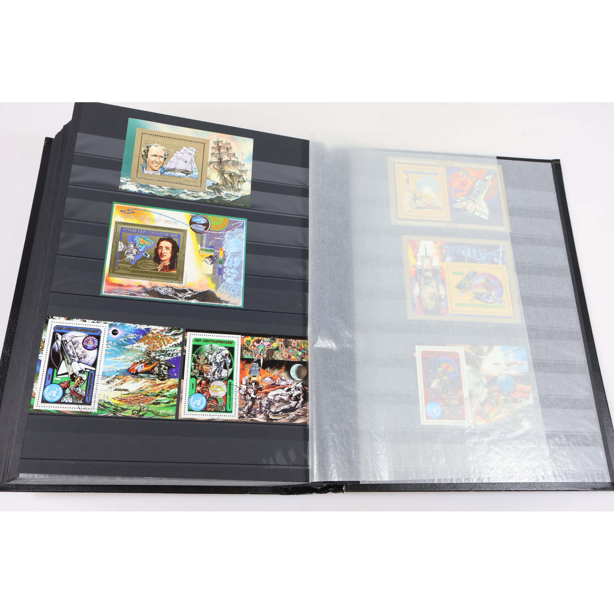 COLLECTION SUIVIE DE RÉPUBLIQUE DE CENTRAFRIQUE TIMBRES OBLITÉRÉS AVEC BLOCS